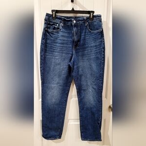 H&M &Denim Vintage Mom Jeans Ultra High Waist Ankle Length US10